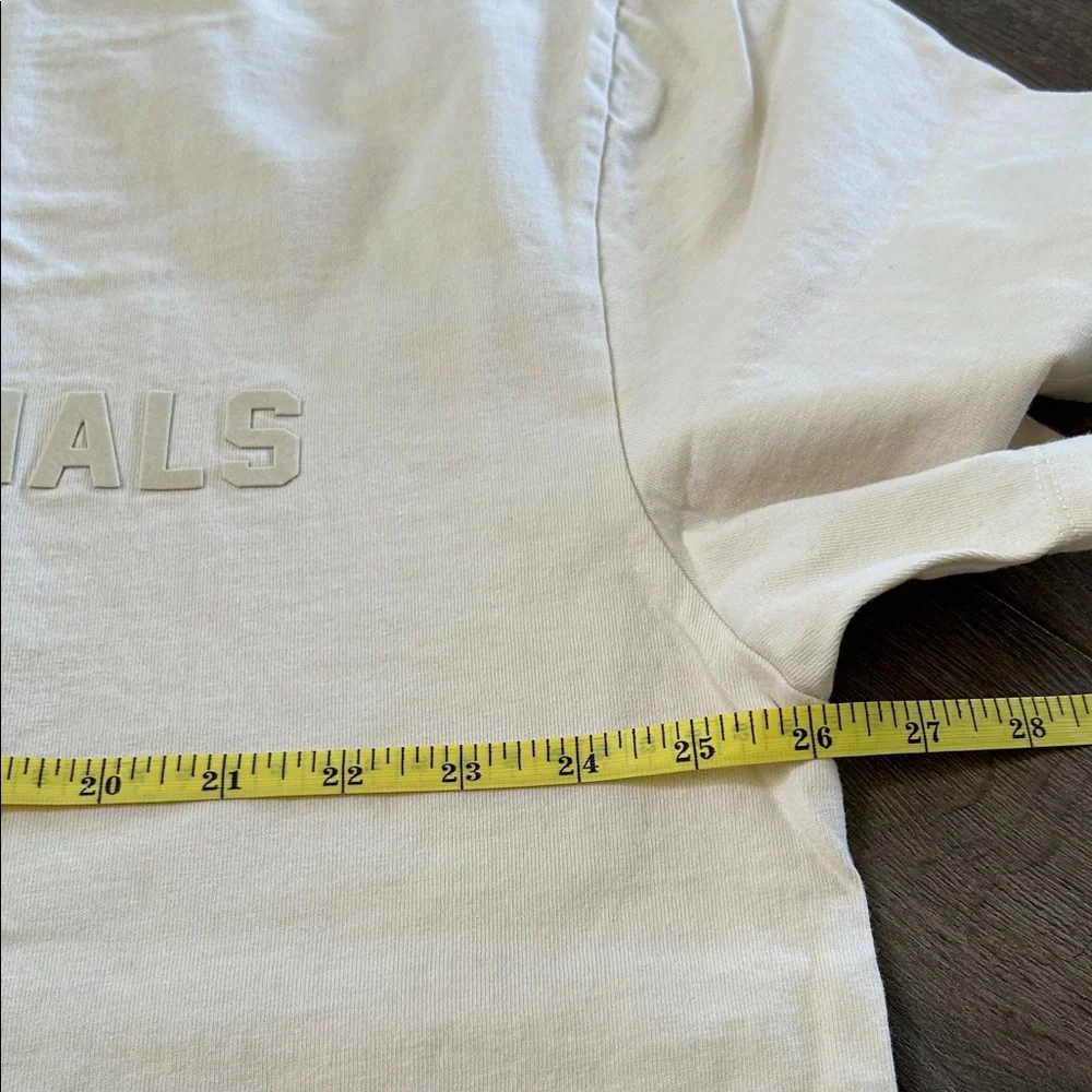 Fear of God Essentials Cream Men's T-Shirt XL - Picture 6 of 10